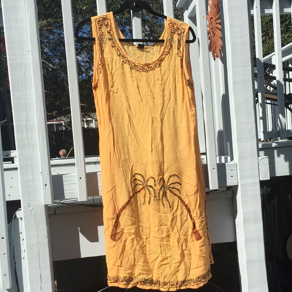 Bohemian Style Tropical Island Bathing Suit Cover-up